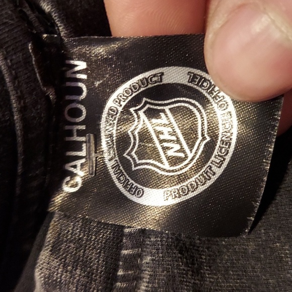 Nhl GRAIL!Single stitch distressed black detroit red wings graphic tee.early 90s - Picture 3 of 5